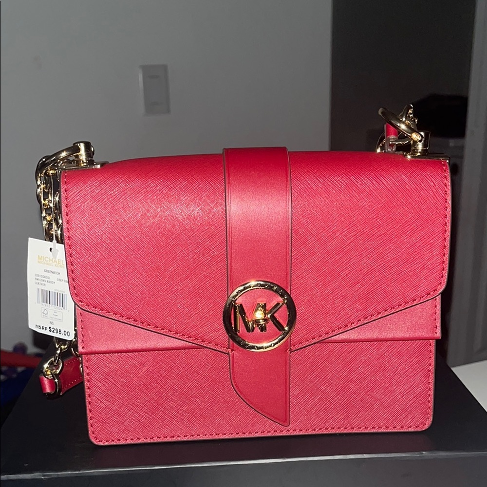Michael Kors Red Crossbody Bag